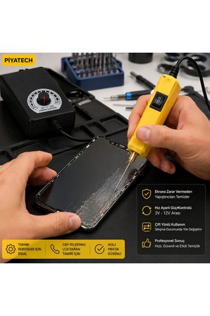 CJ6+ Elektrikli Oca Tutkal Sökücü Telefon Lcd Ekran Cam Yapıştırıcı Temizleme Makinesi Ve Tamir Seti
