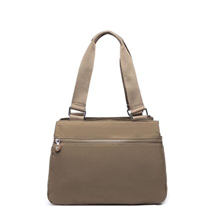 Krinkıl Kumaş Kadın Çantası Smart Bags 1125 A.Kahve