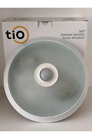 Pelsan Tio PTS Tavan Armatür 1099641 + Ack 9w Led Ampul 880 Lümen Set 