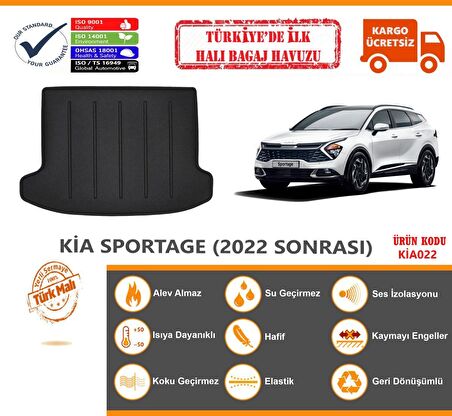 Kia Sportage Halı Bagaj Havuzu (2022 Sonrası)