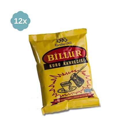 Billur Türk Kahvesi 100 G x 12 Adet