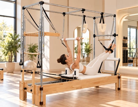 Missidea Core Cadillac Reformer Kahverengi-Beyaz