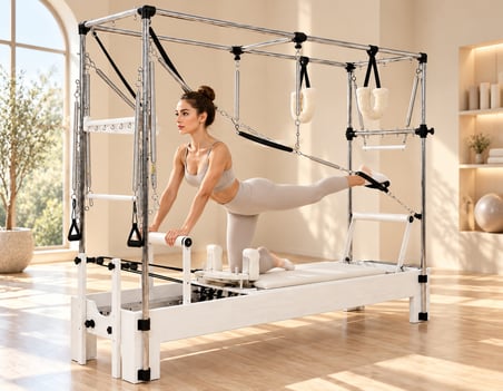 Missidea Core Cadillac Reformer Beyaz-Beyaz