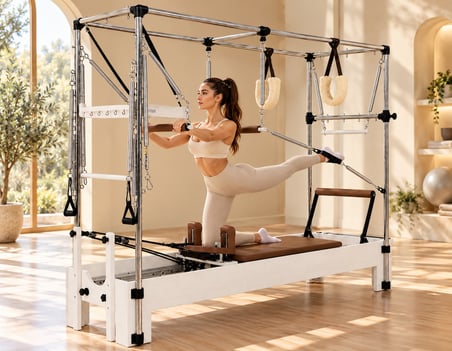 Missidea Core Cadillac Reformer Beyaz-Kahverengi