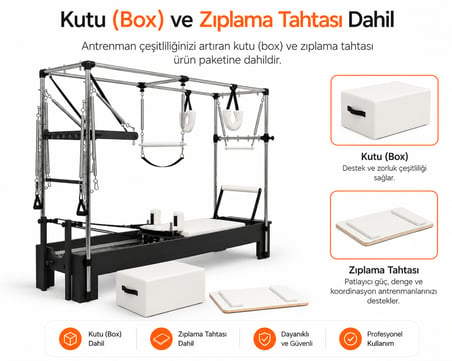 Missidea Core Cadillac Reformer Siyah-Beyaz