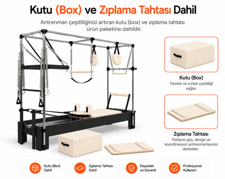 Missidea Core Cadillac Reformer Siyah-Krem
