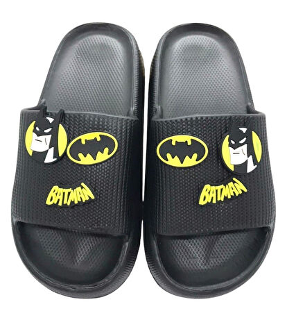 Örümcek Adam Batman Erkek Çocuk Kaymaz Taban Terlik Havuz Plaj Deniz Terliği