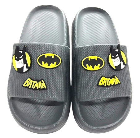 Örümcek Adam Batman Erkek Çocuk Kaymaz Taban Terlik Havuz Plaj Deniz Terliği