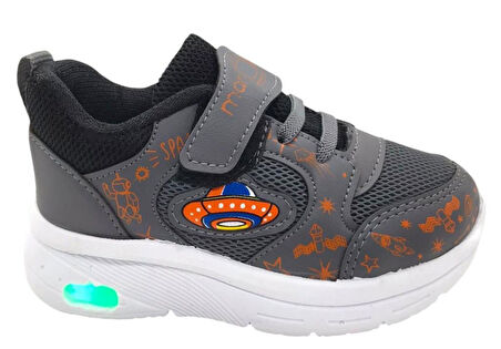 Erkek Çocuk Hafif Anatomik Taban Işıklı Spor Ayakkabı Sneaker
