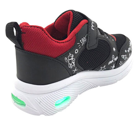 Erkek Çocuk Hafif Anatomik Taban Işıklı Spor Ayakkabı Sneaker