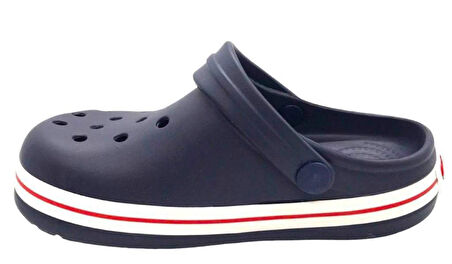 Erkek Çocuk Siyah Kaymaz Taban Terlik Havuz Plaj Sandaleti