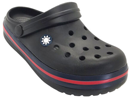 Erkek Çocuk Siyah Kaymaz Taban Terlik Havuz Plaj Sandaleti