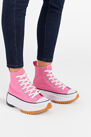 Kadın Genç Kız Çocuk Run Star Canvas Sneaker Spor Ayakkabı