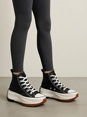 Kadın Genç Kız Çocuk Run Star Canvas Sneaker Spor Ayakkabı