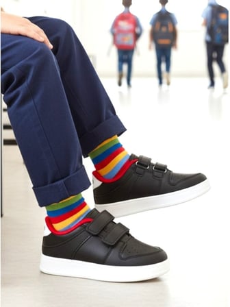 Cırt Cırtlı Anatomik Günlük Hafif Esnek Taban Çocuk Spor Ayakkabı