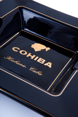 Cohiba Siyah-Gold Porselen İkili Puro Küllüğü - TR8270