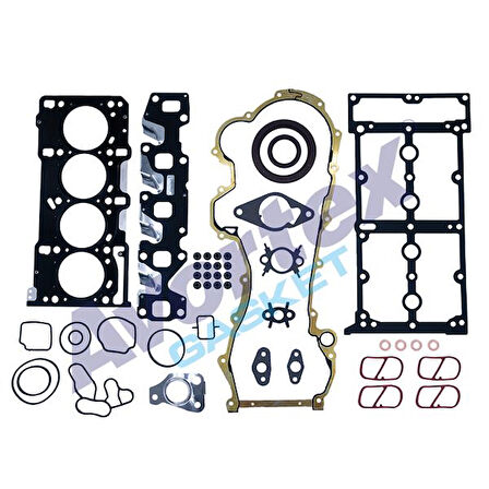 Fiat Motor Full Takım Conta Skc Dahıl (0,92mm) Viton Keceli Subap Lastıklı Doblo III Punto Fiat 500 09> ( - Avortex 250