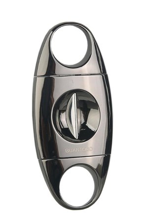 Quantoro Gunmetal Metal V-Cut Puro Makası Kesici - TRZ2001