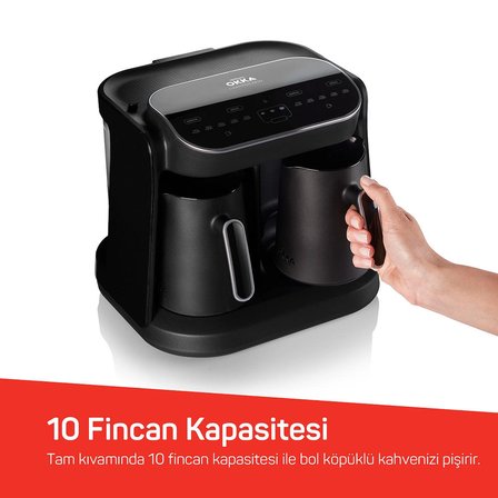 Arzum OKKA Grandio Duo Türk Kahvesi Makinesi Krom - OK007-K
