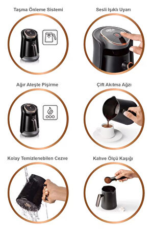 Arzum OKKA Minio Türk Kahvesi Makinesi Toprak - OK004-T