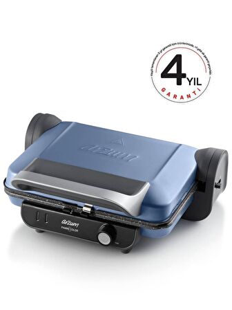 Arzum AR2013 Panini Color Çıkartılabilir Plaka Granit 1800 W 4 Dilim Tost Makinesi