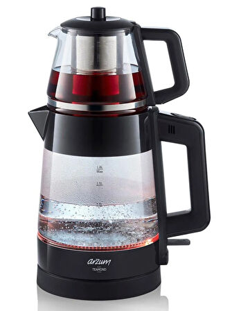 Arzum AR3136 1800 W Çay Makinesi Siyah 