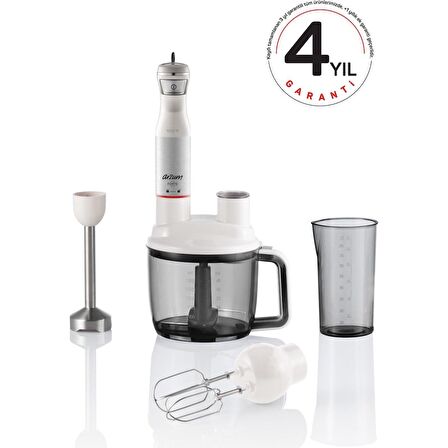 Arzum AR1157-B 1000 W Set Mikser Beyaz