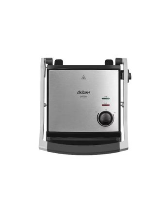 AR2060 Crusty 1800W Izgara ve Tost Makinesi 4 Dilim Kapasiteli, Inox