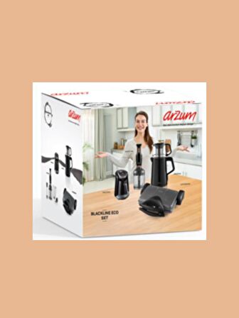 ARZUM 9027 PRO BLACKLINE ECO SET SIYAH