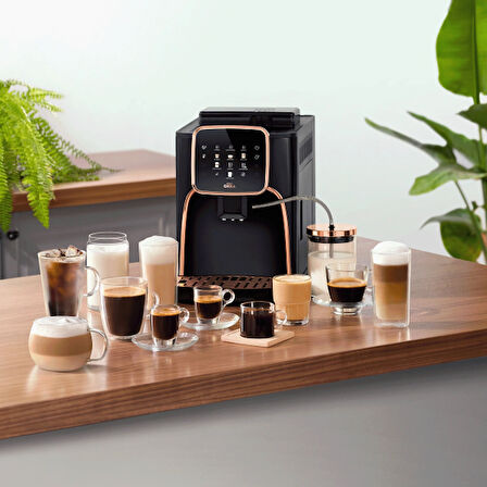 OK0028-0400 Arzum Okka Espresso Pro M Tam Otomatik Espresso Makinesi - Bakır