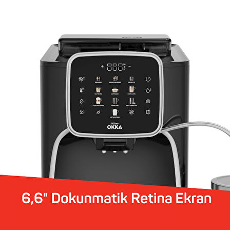OK0028-0400 Arzum Okka Espresso Pro M Tam Otomatik Espresso Makinesi - Bakır