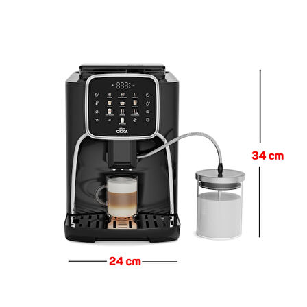 OK0028-0400 Arzum Okka Espresso Pro M Tam Otomatik Espresso Makinesi - Bakır