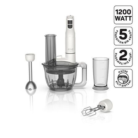Soprano Max Neo Multi Blender Seti AR1187 - Beyaz
