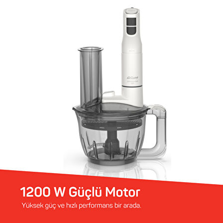 Soprano Max Neo Multi Blender Seti AR1187 - Beyaz