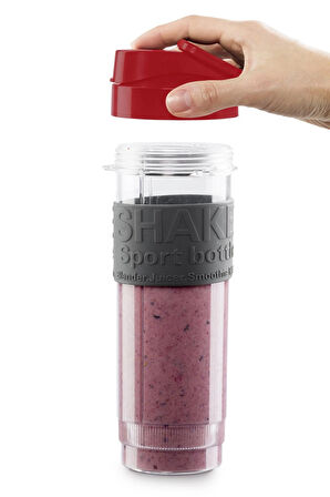 Arzum AR1120 Shake’N Take One Smoothie Buz Kırma 300w 570ml Şişe Kişisel Blender - Kırmızı