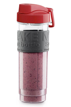 Arzum AR1120 Shake’N Take One Smoothie Buz Kırma 300w 570ml Şişe Kişisel Blender - Kırmızı