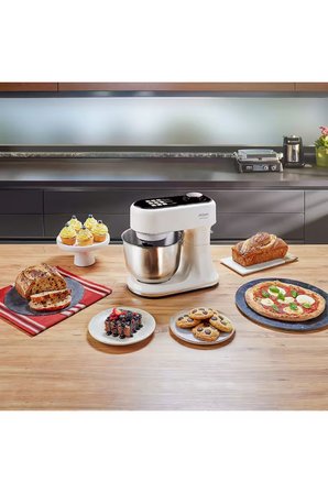 AR1190 Gastroart Stand Mikser 1500W, 12 Hız Ayarı, Dahili Tartı ve Fermentasyon Özelliği, Krem