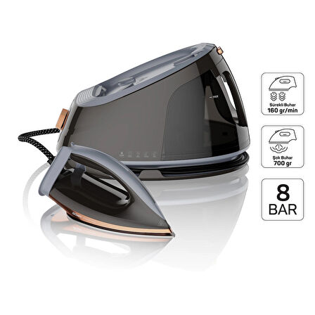  SteamArt Plus Buhar Kazanlı Ütü - Gri - AR6048