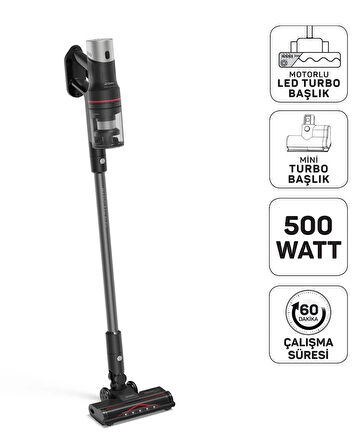 MagiClean Flex Dikey Şarjlı Süpürge - Siyah - AR4209