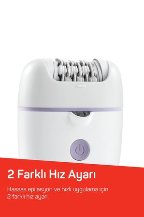 AR5173 Sateen Touch Şarjlı Epilasyon Cihazı, Beyaz