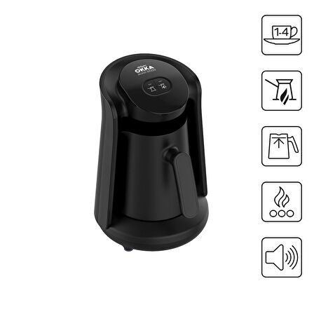 Minio Közde Türk Kahvesi Makinesi - Siyah - OK0049 