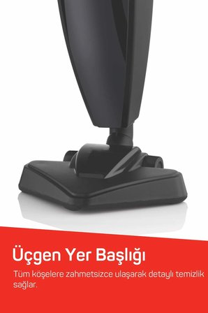 Arzum Felix Polvo Pro FL492 Elektrikli Dikey Süpürge - Siyah