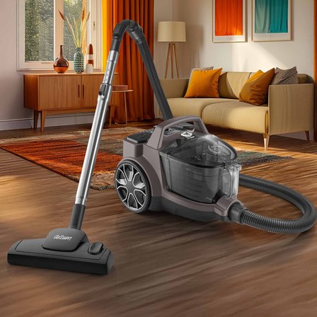 AR4137 Focus Pro Cyclone Toz Torbasız Elektrikli Süpürge, HEPA Filtreli, 1.8L Toz Haznesi, Toprak