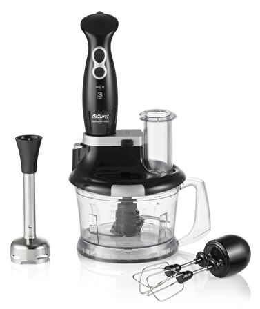 ARZUM AR1004 SOPRANO MAX MULTİ BLENDER SETİ SİYAH