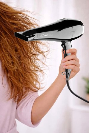 AR5011 İmaj Saç Kurutma Makinesi, 2 Hız 3 Isı Ayarlı, Difüzör Başlıklı, 2200W, Siyah