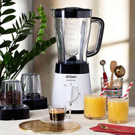 Arzum Maxiblend Sürahi Blender Beyaz - AR1057