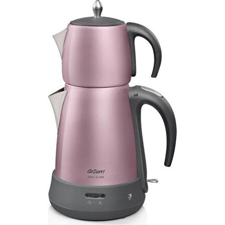 Arzum AR3078 1650 W Çelik 1.8 lt Elektrikli Çay Makinesi 