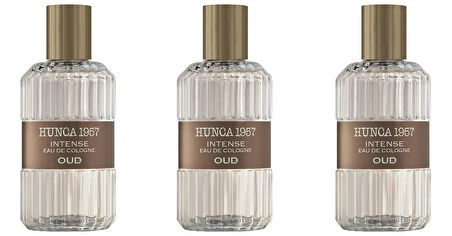 3 Adet Hunca 1957 Intense Oud 120 Ml Sprey Eau De Cologne Parfüm