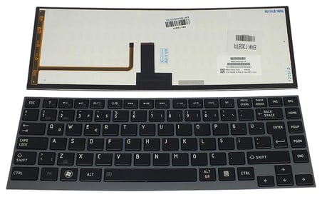 Toshiba Portage U800T U840 U845 U845T U845W U900 U920 U920T Z830 Z835 Z930 Z935 Klavyesi Türkçe - Işıklı