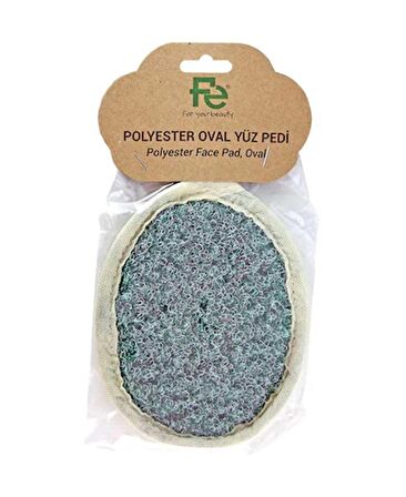 Fe Spa Sisal Banyo Lifi Polyester Oval Yüz Pedi Fefu019